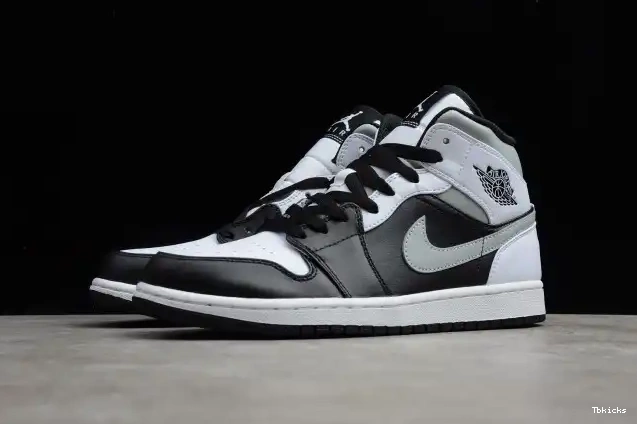 Cheap TBK AIR White Jordan Mid 1 Shadow 554724-073 0513